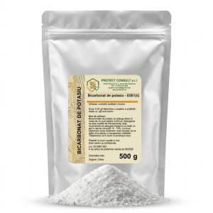 Bicarbonat de potasiu, calitate alimentară 500g - Img 2