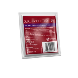 Drojdie pentru vin alb, rosu, roze SafŒno BC S103, 5 g