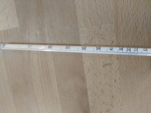 Alcoolmetru cu termometru + tabel de corecție a temperaturii - Img 3
