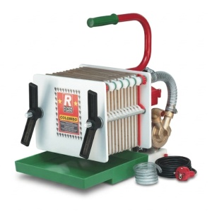 Filtru vin Colombo 12 , 12 placi 20x20 cm, 350 - 500 l/h, bronz