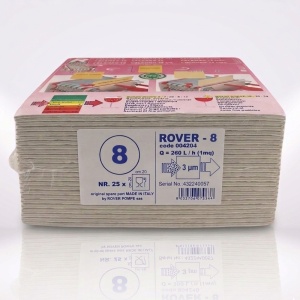 Placa filtru vin, ROVER 8 (3 μm) - 20x20 cm , 25 buc