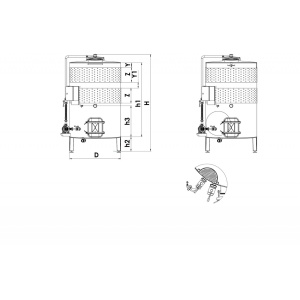 Vinificator cu sistem de recirculare, Zottel - Img 2