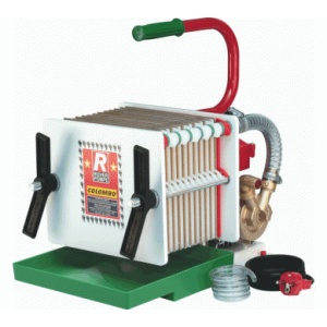 Filtru vin Colombo 12 , 12 placi 20x20 cm, 350 - 500 l/h, bronz
