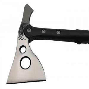 Topor camping, otel inoxidabil, argintiu, 38 cm, teaca inclusa - Img 2