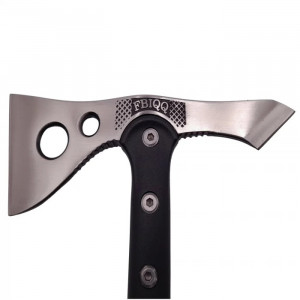 Topor camping, otel inoxidabil, argintiu, 38 cm, teaca inclusa - Img 3