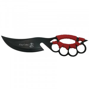 Cutit de vanatoare, King Cobra, cutit-pumnal, 28.5 cm, negru - Img 2