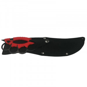 Cutit de vanatoare, King Cobra, cutit-pumnal, 28.5 cm, negru - Img 3