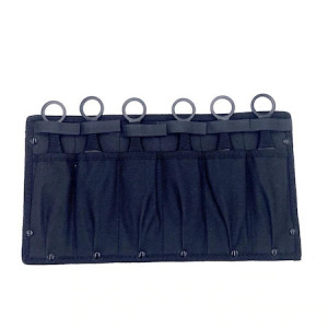 Set 6 cutite,negre,pentru aruncat la tinta, husa neagra cu prindere la curea -Kunai - Img 2
