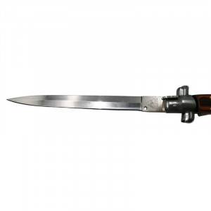 Set 2 cutite briceag Stiletto 33 cm,Negru si maro,teaca textila - Img 3