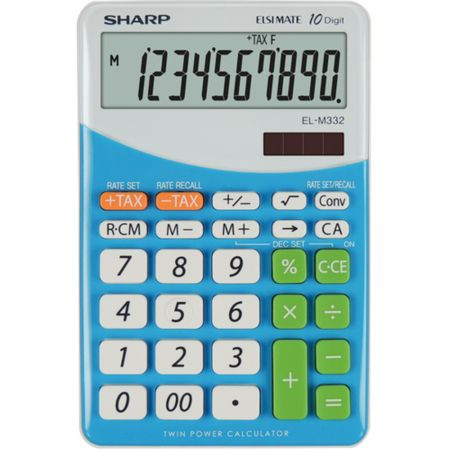 Calculator de birou, 10 digits, SHARP EL-M332BBL