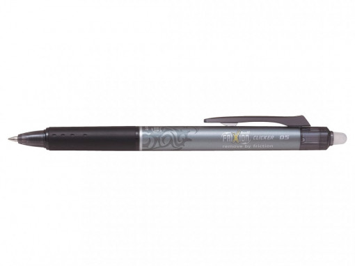 ROLLER 0.5MM NEGRU CLICKER FRIXION PILOT
