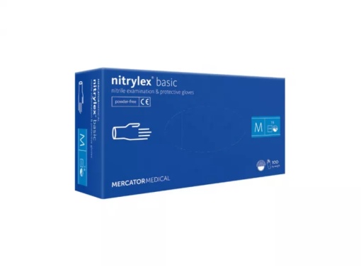 MANUSI NITRIL ALBASTRE 100 SET XS / S / M / L / XL