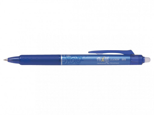 ROLLER 0.5MM ALBASTRU CLICKER FRIXION PILOT