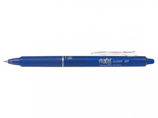 ROLLER 0.7MM ALBASTRU CLICKER FRIXION PILOT