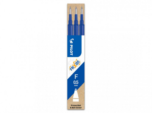 MINA ROLLER 0.5MM ALBASTRA 3/SET FRIXION PILOT