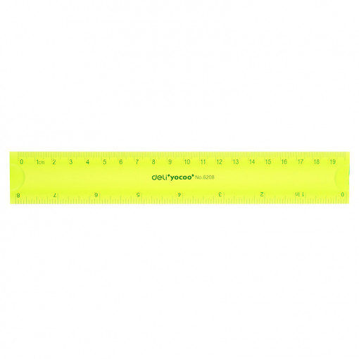 RIGLA 30CM FLEXIBILA COLOR DELI