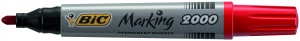 MARKER PERMANENT ROSU VARF ROTUND 2000 BIC