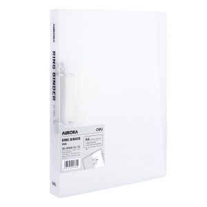 CAIET MECANIC A4 2 INELE 15MM/20MM COP. FLEX. ALB TRANSLUCID DELI