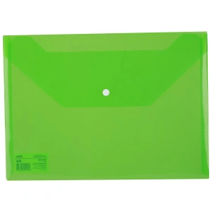 MAPA PLASTIC CU BUTON A4 VERDE DELI - Img 2