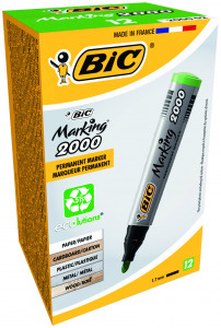 MARKER PERMANENT VERDE VARF ROTUND 2000 BIC - Img 3