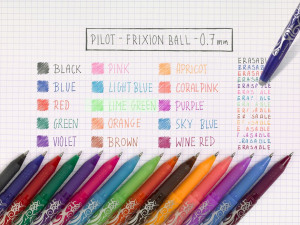 MINA ROLLER 0.7MM ALBASTRA 6/SET FRIXION PILOT - Img 3