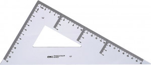 SET 2 ECHERE 23CM TRANSPARENTE DELI - Img 1