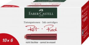 CARTUSE CERNEALA MICI ROSII 6 BUC/CUTIE FABER-CASTELL