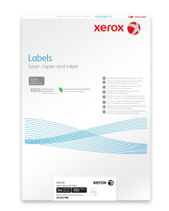 ETICHETE 24/A4 70*37MM COLTURI DREPTE 100/TOP XEROX - Img 2