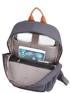 Rucsac scoala BESTLIFE Col-Cake, compartiment tableta si laptop 15.6 inch, gri - Img 5