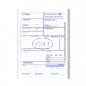 CMR TRANSPORT MARFA IN TRAFIC INTERNATIONAL 5 EX