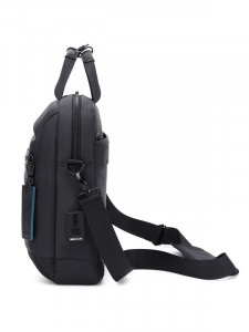 Geanta BESTLIFE CPlus, 33x41x9cm, compartiment tabletaa si laptop 15.6 inch, negru/gri petrol - Img 2