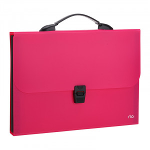 SERVIETA PLASTIC CU MANER 13 COMPART. DIV. CUL. NEON DELI - Img 2