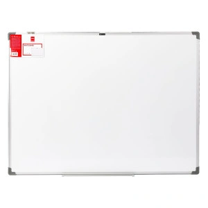 WHITEBOARD MAGNETIC 90*120 CM RAMA ALUMINIU DELI - Img 1