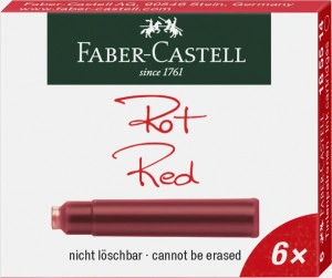 CARTUSE CERNEALA MICI ROSII 6 BUC/CUTIE FABER-CASTELL - Img 2