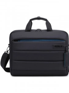 Geanta BESTLIFE CPlus, 33x41x9cm, compartiment tabletaa si laptop 15.6 inch, negru/gri petrol