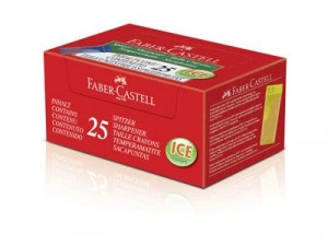 ASCUTITOARE PLASTIC CU CONTAINER CULORI FLUORESCENTE FABER-CASTE - Img 2