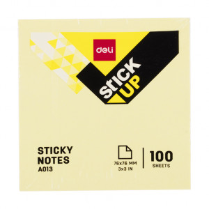 NOTES ADEZIV 76*76MM DIV. CULORI PASTEL DELI - Img 1
