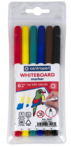 MARKER WHITEBOARD 6/SET 1-2MM 2507 CENTROPEN