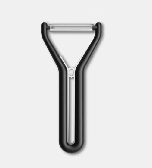 Curatator Victorinox Nova Y Peeler, lama dubla dreapta, Black 6.0982.3