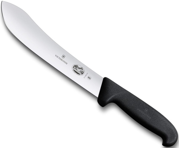 Cutit pentru macelarie Victorinox Butcher Knife, lama 31cm, Black 5.7403.31