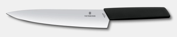 Cutit Victorinox Swiss Modern Chef Knife, lama 22cm, Black 6.9013.22B