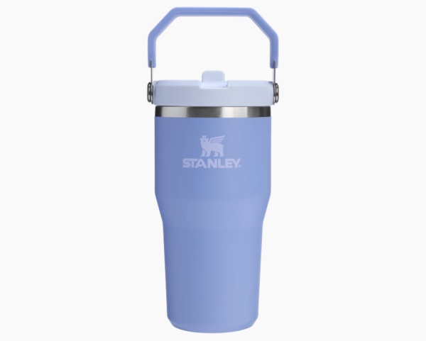 Pahar termoizolant The IceFlow Flip Straw Tumbler 2.0, 0.6L, Hydrangea 10-12044-049