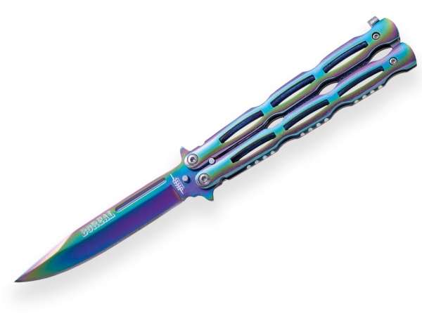 Briceag fluture Joker, maner otel, lama 9.5cm JKR0507