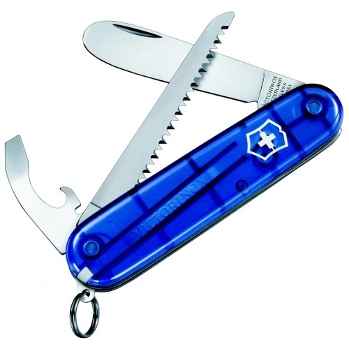Briceag My First Victorinox, 84 mm, Albastru Transparent 0.2373.T2