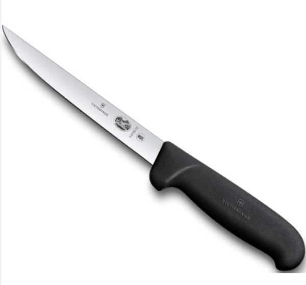 Cutit pentru dezosat Victorinox Boning Knife , lama 12cm, Black 5.6103.12