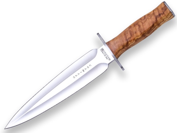 Cutit pentru injunghiere Joker Colmillo, maner lemn maslin, lama 21.5cm CO108