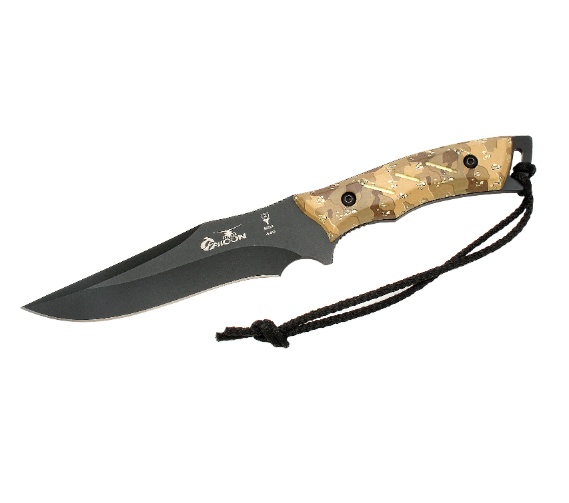 Cutit tactic Muela TYPHOON-DES.N,maner plastic compozit, lama 15cm