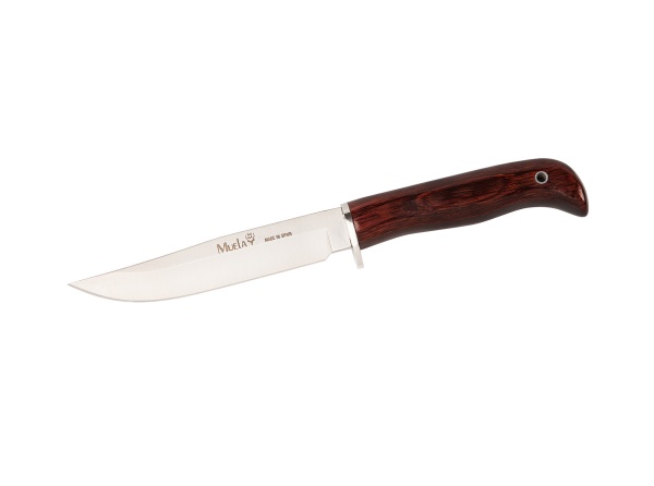 Cutit Vanatoare Muela GRED-13R,maner lemn presat trandafir, lama 13 cm