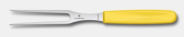 Furculita pentru friptura Victorinox Classic carving fork, 270mm, Yellow 5.2106.15L8B Blister