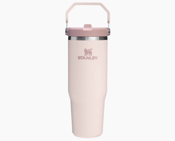 Pahar termoizolant The IceFlow Flip Straw Tumbler 2.0, 0.89L, Rose Quartz 10-12043-070